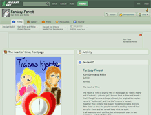 Tablet Screenshot of fantasy-forest.deviantart.com