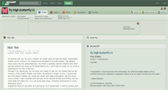 Desktop Screenshot of fly-high-butterfly14.deviantart.com