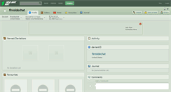 Desktop Screenshot of firesidechat.deviantart.com