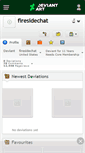 Mobile Screenshot of firesidechat.deviantart.com