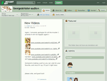 Tablet Screenshot of georgedevalier-audio.deviantart.com