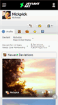 Mobile Screenshot of nickpick.deviantart.com