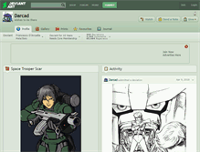 Tablet Screenshot of darcad.deviantart.com