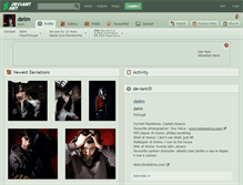 Tablet Screenshot of deim.deviantart.com