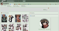 Desktop Screenshot of newtienewt.deviantart.com