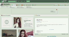 Desktop Screenshot of girlyshadow.deviantart.com