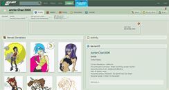 Desktop Screenshot of annie-chan3000.deviantart.com
