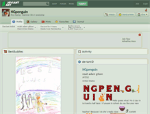 Tablet Screenshot of ngpenguin.deviantart.com