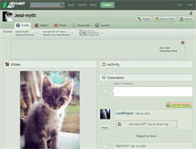 Tablet Screenshot of jessi-myth.deviantart.com