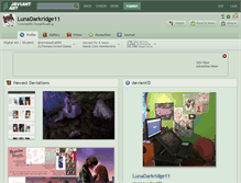 Tablet Screenshot of lunadarkridge11.deviantart.com