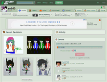 Tablet Screenshot of amb15.deviantart.com