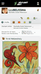 Mobile Screenshot of llubelissima.deviantart.com