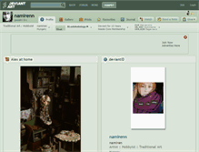 Tablet Screenshot of namirenn.deviantart.com