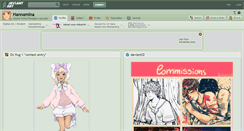 Desktop Screenshot of hannamina.deviantart.com