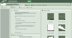 Desktop Screenshot of freelineart-factory.deviantart.com