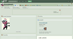Desktop Screenshot of bensondatassplz.deviantart.com