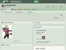 Tablet Screenshot of bensondatassplz.deviantart.com