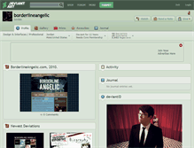 Tablet Screenshot of borderlineangelic.deviantart.com