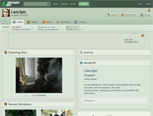 Tablet Screenshot of i-am-epic.deviantart.com