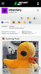 Mobile Screenshot of kittenfairy.deviantart.com