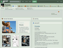 Tablet Screenshot of fitchette.deviantart.com