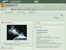 Tablet Screenshot of conundrum-owns.deviantart.com