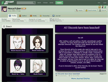 Tablet Screenshot of nexusyuber.deviantart.com