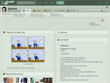 Tablet Screenshot of jaykoya.deviantart.com