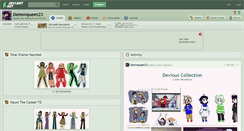 Desktop Screenshot of demonqueen23.deviantart.com