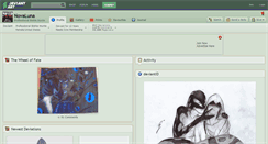 Desktop Screenshot of novaluna.deviantart.com