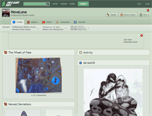 Tablet Screenshot of novaluna.deviantart.com