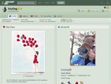 Tablet Screenshot of ickydog.deviantart.com