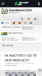Mobile Screenshot of greenblood12354.deviantart.com