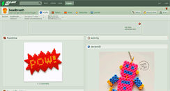 Desktop Screenshot of beadbreath.deviantart.com