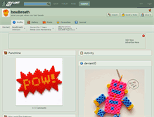 Tablet Screenshot of beadbreath.deviantart.com