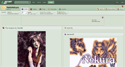 Desktop Screenshot of naitonekura.deviantart.com