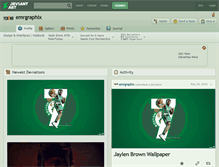 Tablet Screenshot of emrgraphix.deviantart.com