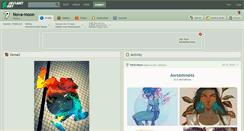 Desktop Screenshot of nova-moon.deviantart.com