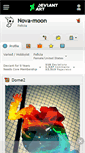 Mobile Screenshot of nova-moon.deviantart.com