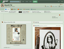Tablet Screenshot of bayushi-tai.deviantart.com