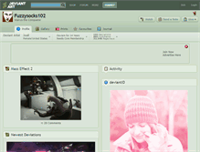 Tablet Screenshot of fuzzysocks102.deviantart.com