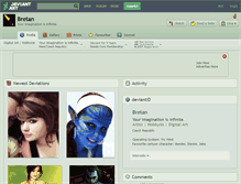 Tablet Screenshot of bretan.deviantart.com