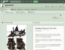 Tablet Screenshot of desireemorte.deviantart.com