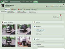 Tablet Screenshot of bulldawgresler.deviantart.com