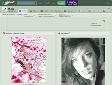 Tablet Screenshot of m3la.deviantart.com