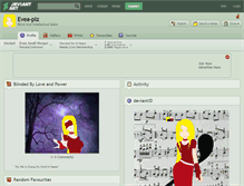 Tablet Screenshot of evea-plz.deviantart.com
