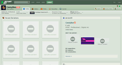 Desktop Screenshot of ceeaybee.deviantart.com