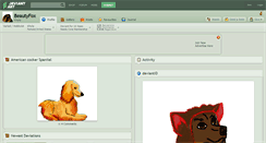 Desktop Screenshot of beautyfox.deviantart.com