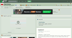 Desktop Screenshot of club-erotica.deviantart.com