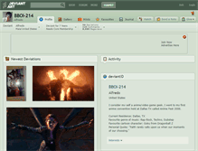 Tablet Screenshot of bboi-214.deviantart.com